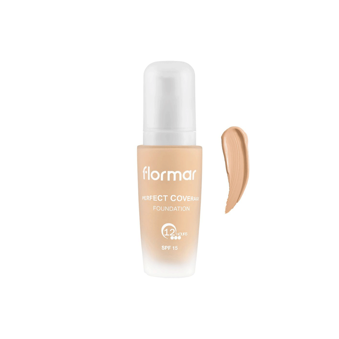 Buy Flormar Invisible Coverage HD Foundation, 90 Golden Neutral
