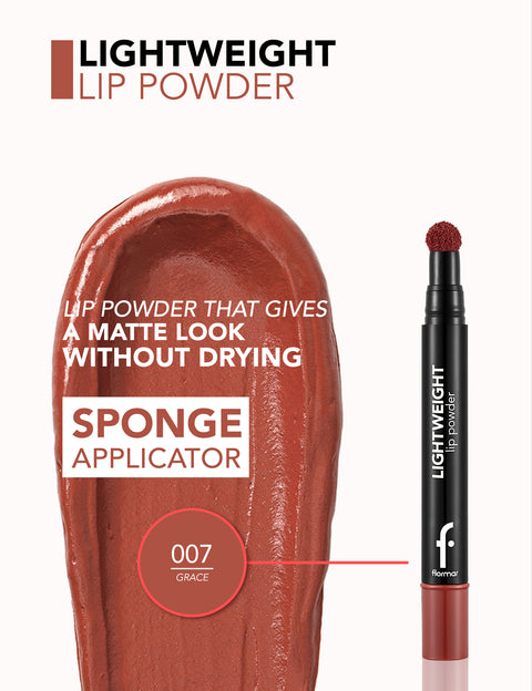 Lightweight Lip Powder