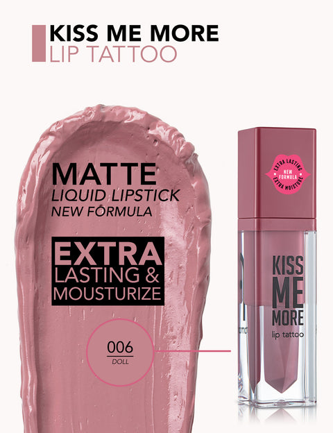 Kiss Me More Lip Tattoo Lipstick