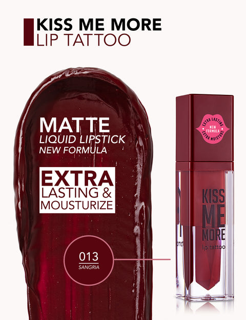 Kiss Me More Lip Tattoo Lipstick